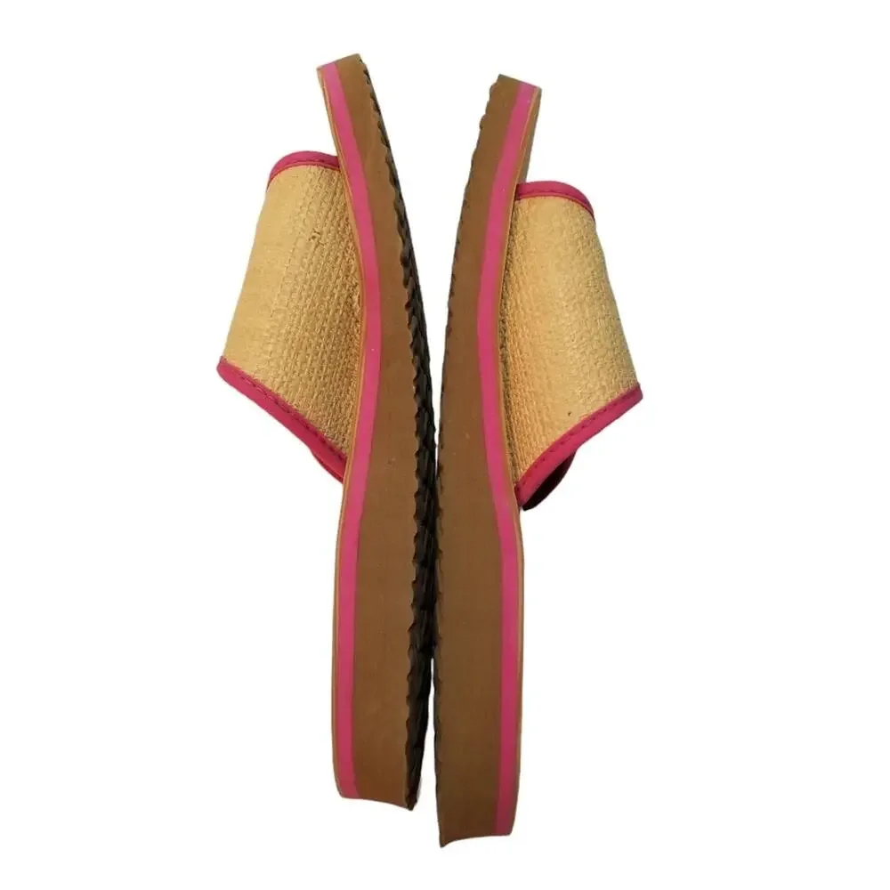 Laguna shoes slides womens 8 Slip on Sandals flowers